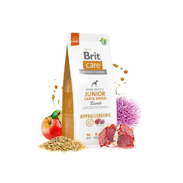 Сухий корм Brit Care Dog Hypoallergenic Junior Large Breed 3 кг - ягня