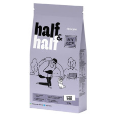 Сухий корм для собак Half&Half Small Breed 12 кг - яловичина