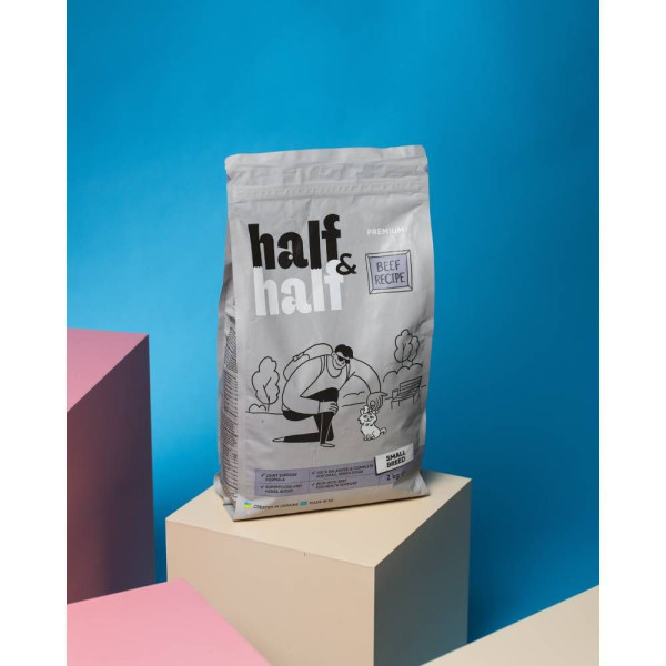 Сухий корм для собак Half&Half Small Breed 2 кг - яловичина