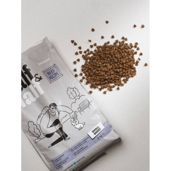 Сухий корм для собак Half&Half Small Breed 2 кг - яловичина