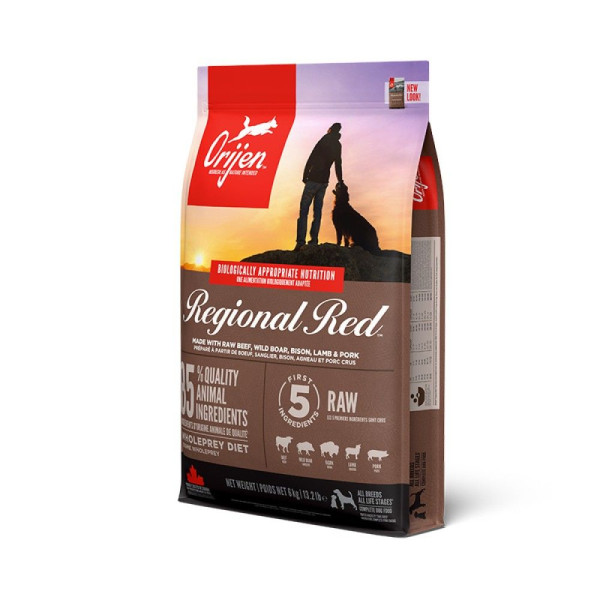 Сухий корм для собак Orijen Regional Red Dog 6 кг (асорті)