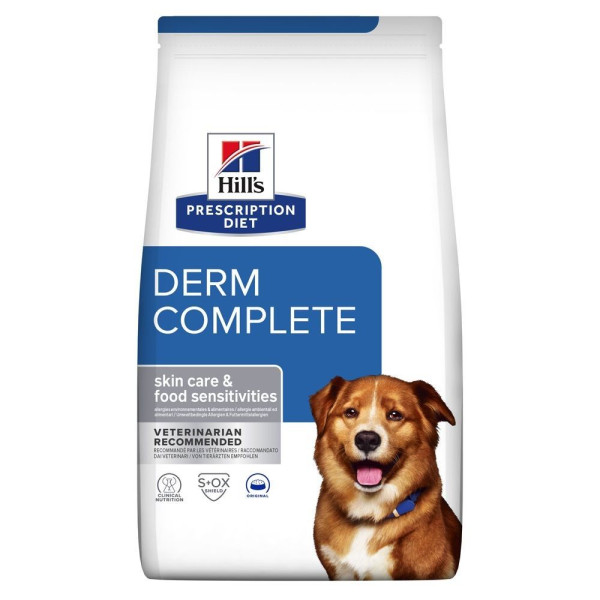 Сухий корм для собак Hill’s Prescription Diet Derm Complete 4 кг - яйце та рис