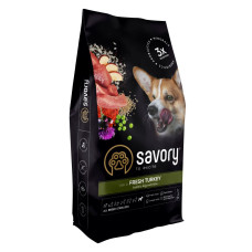 Сухий корм для собак Savory All Breed Sterilised Fresh 12 кг - індичка