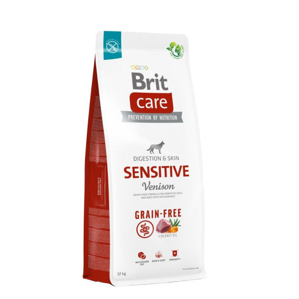 Сухий корм для собак Brit Care Dog Grain-free Sensitive 12 кг - оленина