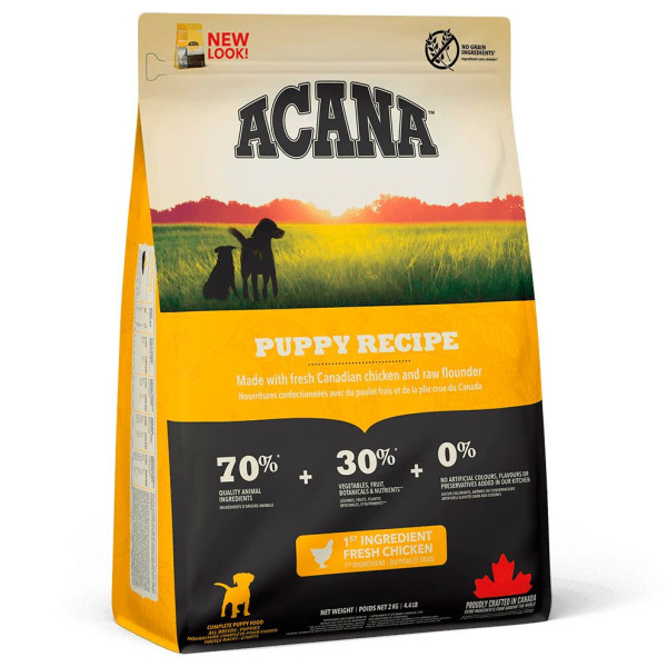 Сухий корм для цуценят та молодих собак середніх порід Acana Puppy & Junior 2 кг