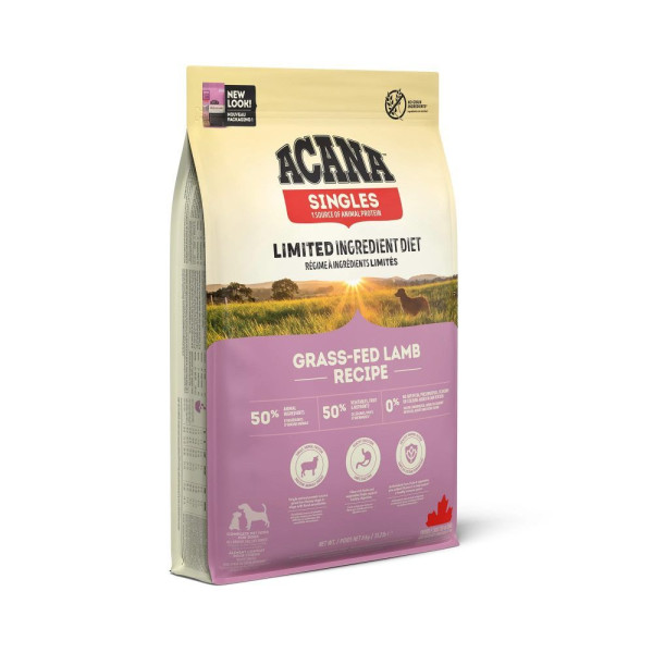 Сухий корм для собак з чутливим травленням Acana Grass-Fed Lamb 11,4 кг (ягня)