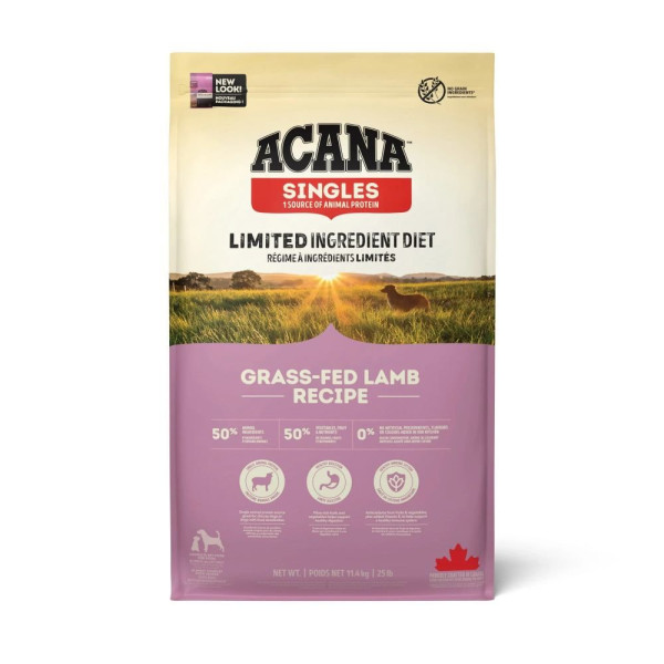 Сухий корм для собак з чутливим травленням Acana Grass-Fed Lamb 11,4 кг (ягня)