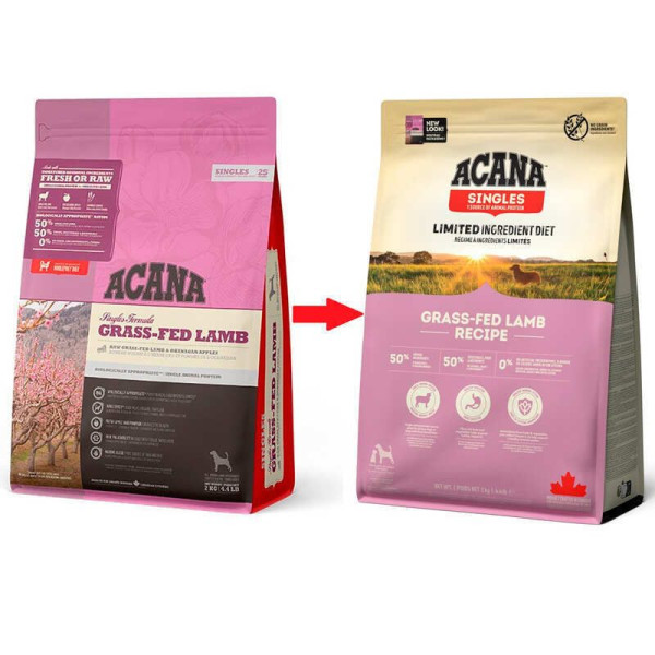 Сухий корм для собак з чутливим травленням Acana Grass-Fed Lamb 2 кг (ягня)