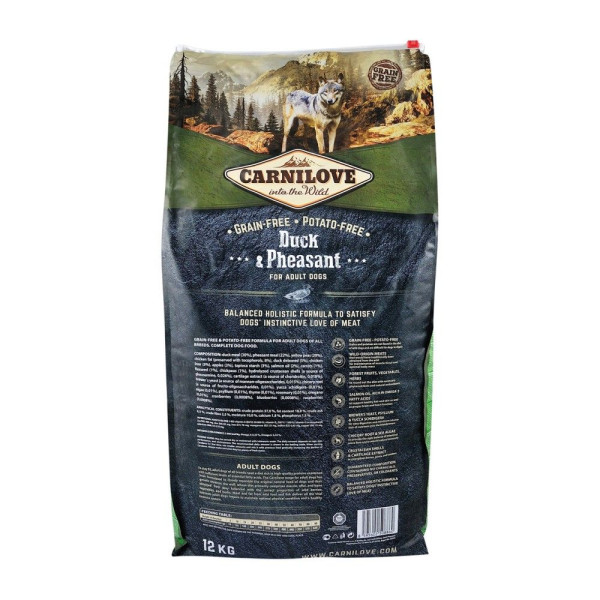 Сухий корм для дорослих собак всіх порід Carnilove Duck & Pheasant 12 кг (качка та фазан)