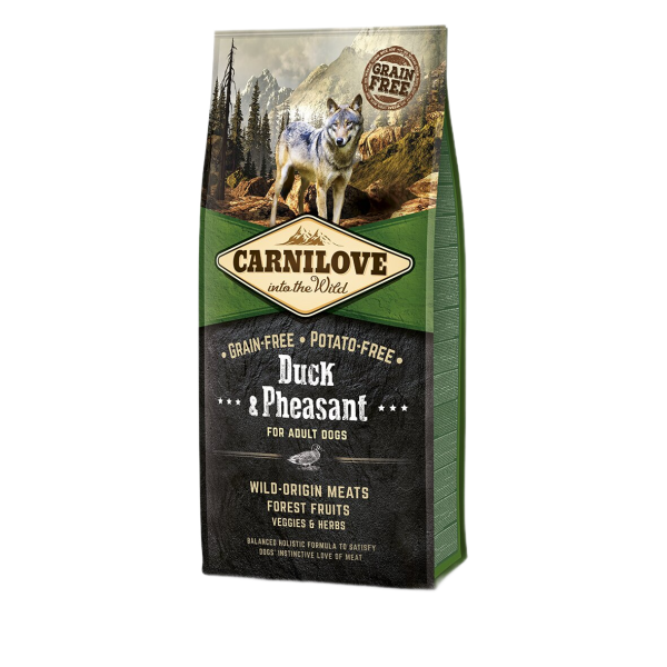 Сухий корм для дорослих собак всіх порід Carnilove Duck & Pheasant 12 кг (качка та фазан)