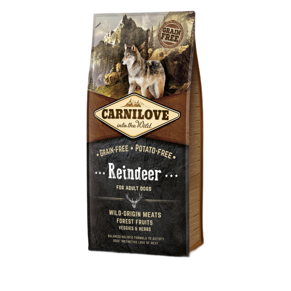 Сухий корм для дорослих собак всіх порід Carnilove Raindeer 12 кг (оленина та кабан)
