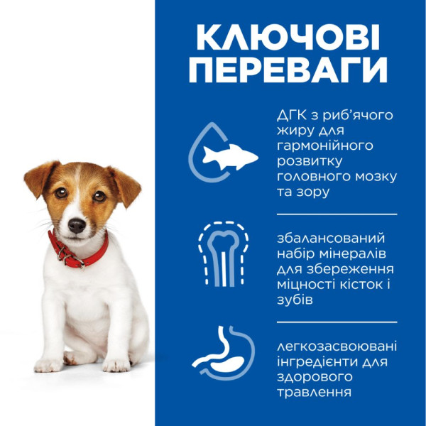 Сухий корм для цуценят Hills SP Puppy Small&Mini, ягня з рисом, 300 г