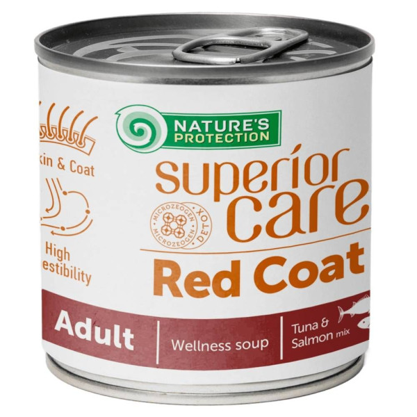 Суп для собак Nature's Protection Superior Care Red Coat All Breeds Adult 140 г - лосось та тунець