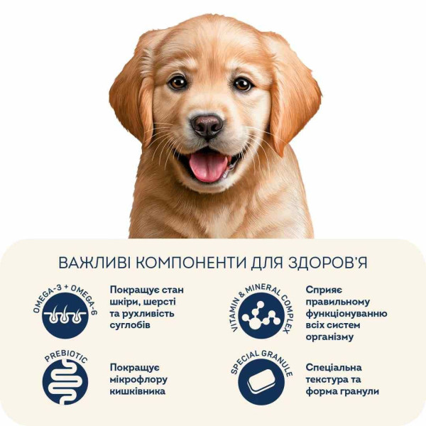 Сухий корм для цуценят Home Food Medium/Maxi 10 кг - форель і рис