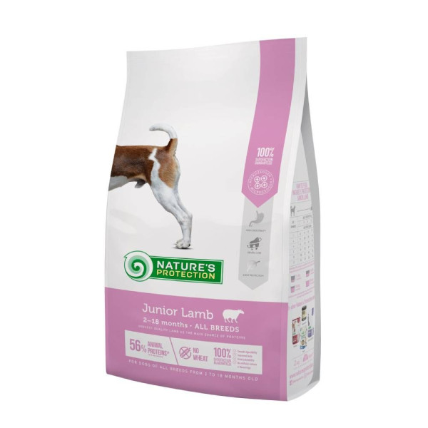Сухий корм для цуценят Nature's Protection Junior All Breeds 2 кг - ягня