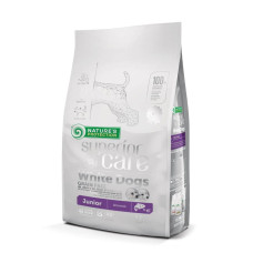 Сухий корм для цуценят Nature's Protection Superior Care White Dogs Grain Free Junior All Breeds 1,5 кг - лосось