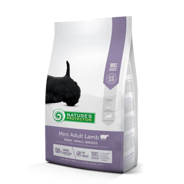 Сухий корм для собак Nature's Protection Adult Small Breeds 2 кг - ягня