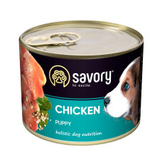 Вологий корм для цуценят Savory Puppy 200 г - курка