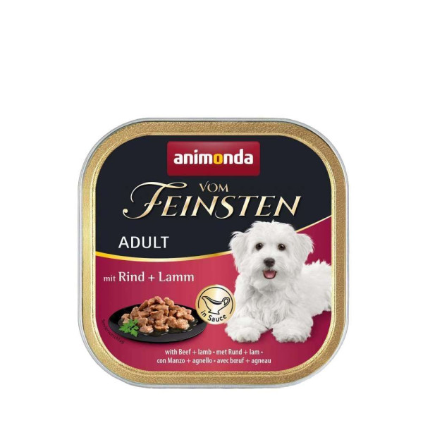 Вологий корм для собак Animonda Vom Feinsten Adult 150 г - яловичина та ягня