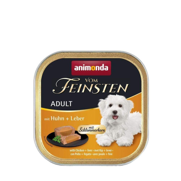 Вологий корм для собак Animonda Vom Feinsten Adult 150 г - курка і печінка