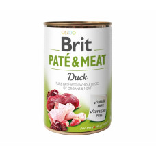 Вологий корм для собак Brit Care Pate & Meat 400 г - курка та качка