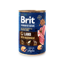 Вологий корм для собак Brit Premium By Nature 800 г - ягня