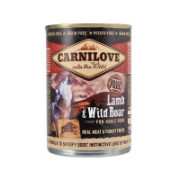 Вологий корм для собак Carnilove Adult 400 г - ягня та кабан