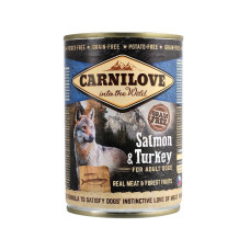Вологий корм для собак Carnilove Adult 400 г - лосось та індичка