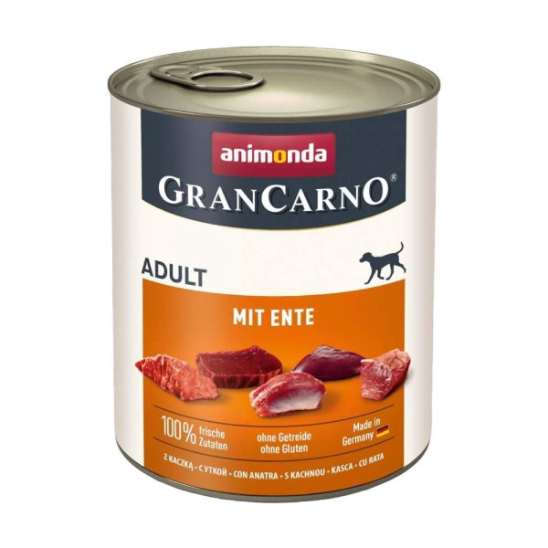 Вологий корм для собак Animonda Gran Carno Adult 800 г - качка