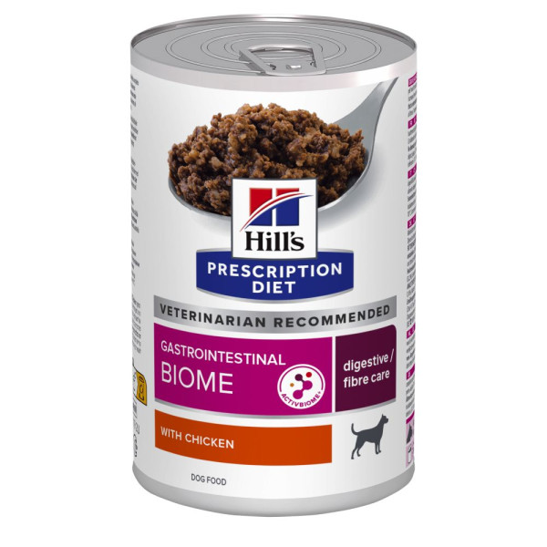 Вологий корм для собак Hill's Prescription Diet Gastrointestinal Biome Digestive/Fibre Care 370 г - курка