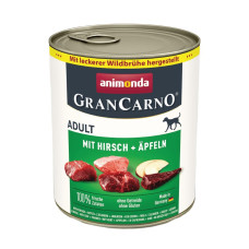 Вологий корм для собак Animonda GranCarno Adult 800 г - яловичина, оленина та яблуко