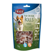 Ласощі для собак Trixie PREMIO Chicken and Pollock Rolls 75 г (курка та лосось)