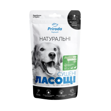 Ласощі для собак Природа Вуха сушені 1 шт - яловичина