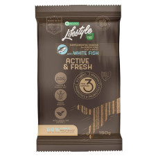 Ласощі для цуценят Nature's Protection Lifestyle Grain Free Active & Fresh 150 г - біла риба