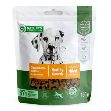 Ласощі для цуценят Nature's Protection Healthy Growth 150 г - м'ясо птиці