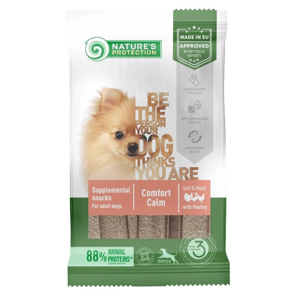 Ласощі для собак Nature's Protection Healthy Comfort Calm 160 г - м'ясо птиці