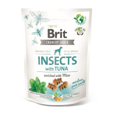 Ласощі для собак Brit Care Dog Crunchy Cracker 200 г - комахи, тунець, м'ята