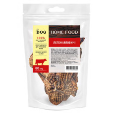 Ласощі для собак Home Food 80 г - легені яловичі