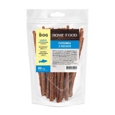 Ласощі для собак Home Food соломка 80 г - лосось