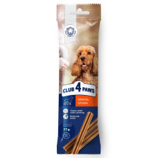 Ласощі для собак середніх порід Club 4 Paws Dental Sticks,  22x77 г