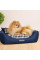 Лежак Pet Fashion «Prime» 66 x 52 x 24 см (синій) - dgs