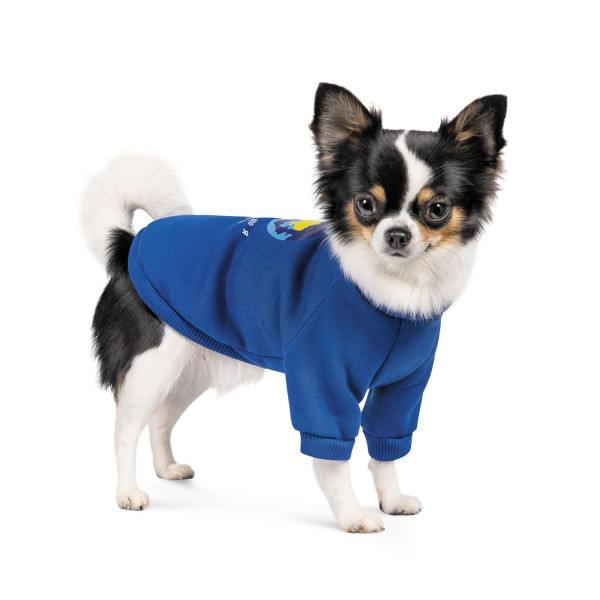Товстівка для собак Pet Fashion «Пишаюся, що я з України» XS (синя)