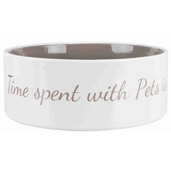 Миска керамічна Trixie Pet's Home 1,4 л кремово-коричневий