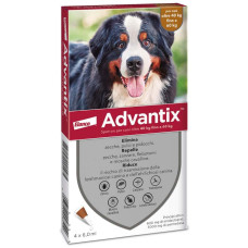 Краплі на холку для собак Elanco Bayer Advantix від 40 до 60 кг, 1 шт