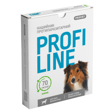Нашийник для собак PROVET Profiline 70 см - зелений