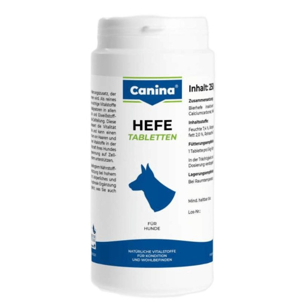 Дріжджові таблетки для собак Canina Hefe 310 таблеток 250 г