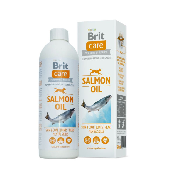 Лососева олія для собак Brit Care, 500 мл