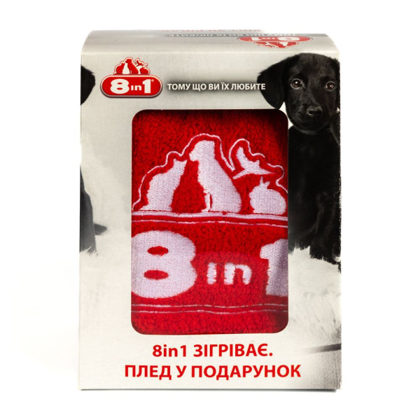 Набір вітамінів для собак 8in1 Excel Glucosamine 55 таблеток та 8in1 Excel Brewer's Yeast Skin and Coat 140 таблеток + плед