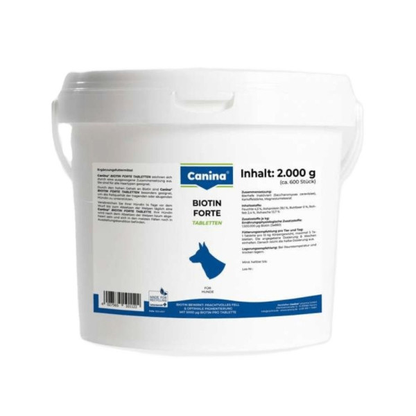 Вітаміни для собак Canina Biotin Forte 600 таблеток 2 кг