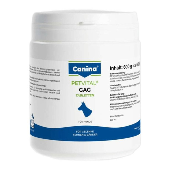 Вітаміни для собак Canina PetVital Gag 600 таблеток 600 г